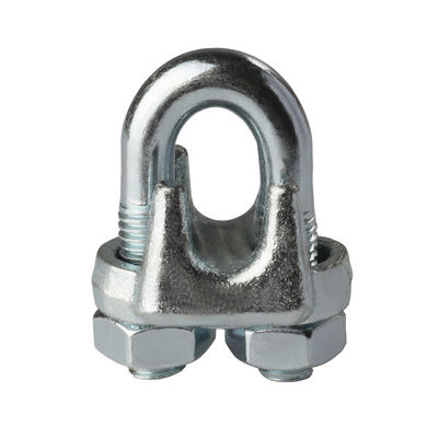 EN 13411 U Bolt Wire Rope Grips Heavy Duty Wire Rope Saddle Carbon Steel Q235