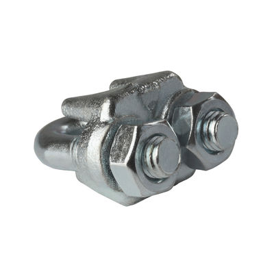 EN 13411 U Bolt Wire Rope Grips Heavy Duty Wire Rope Saddle Carbon Steel Q235