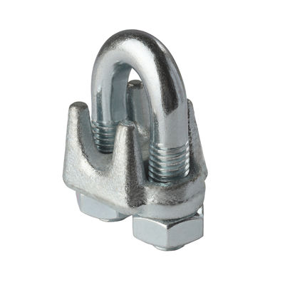 EN 13411 U Bolt Wire Rope Grips Heavy Duty Wire Rope Saddle Carbon Steel Q235