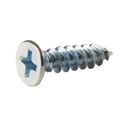 2.5mm Diameter Cross Recessed Countersunk Head Tapping Screws ISO7050 UNI6955