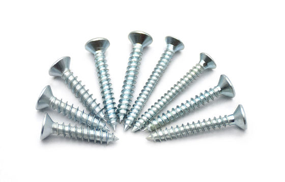 2.5mm Diameter Cross Recessed Countersunk Head Tapping Screws ISO7050 UNI6955