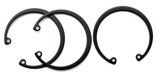 DIN472 65Mn Black Dacromet Retaining Rings For Bores Normal Type Φ35 - Φ98