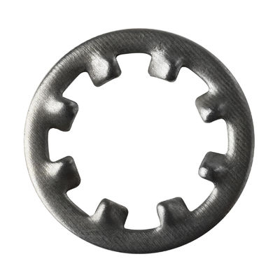 SUS304 Plain Galvanization DIN 6797 Serrated Lock Washers Type J Internal Teeth
