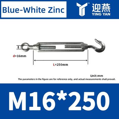 Stretching Rigging Screw Eye Hook DIN1480 Stainless Steel Turnbuckle Forged Turnbuckles Manufacturer's standard
