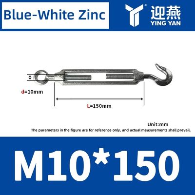 Stretching Rigging Screw Eye Hook DIN1480 Stainless Steel Turnbuckle Forged Turnbuckles Manufacturer's standard